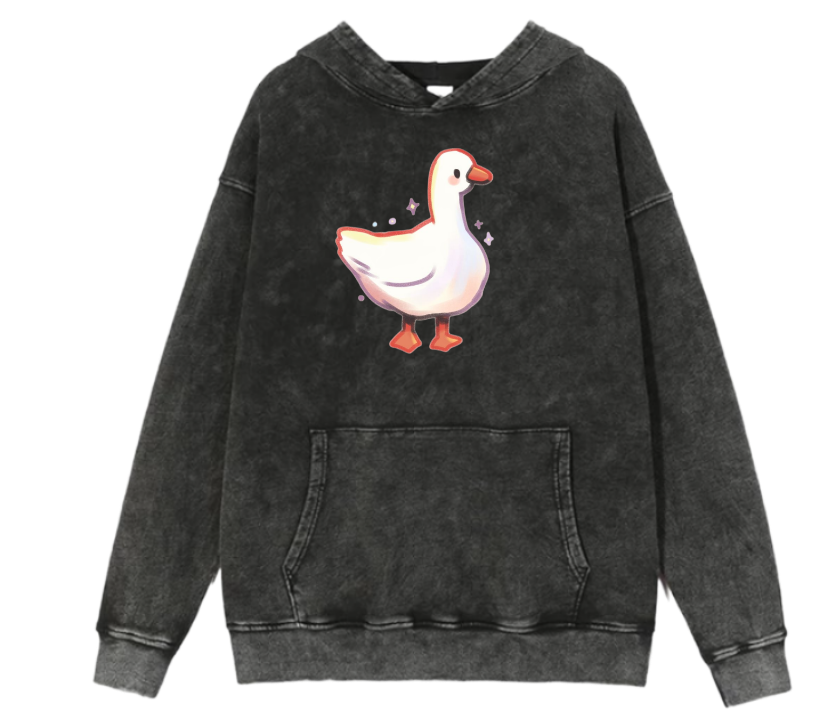duck Oversize Hoodie Washed 4