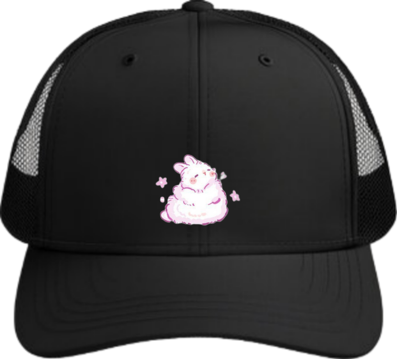 bunny Baseball cap Black 4