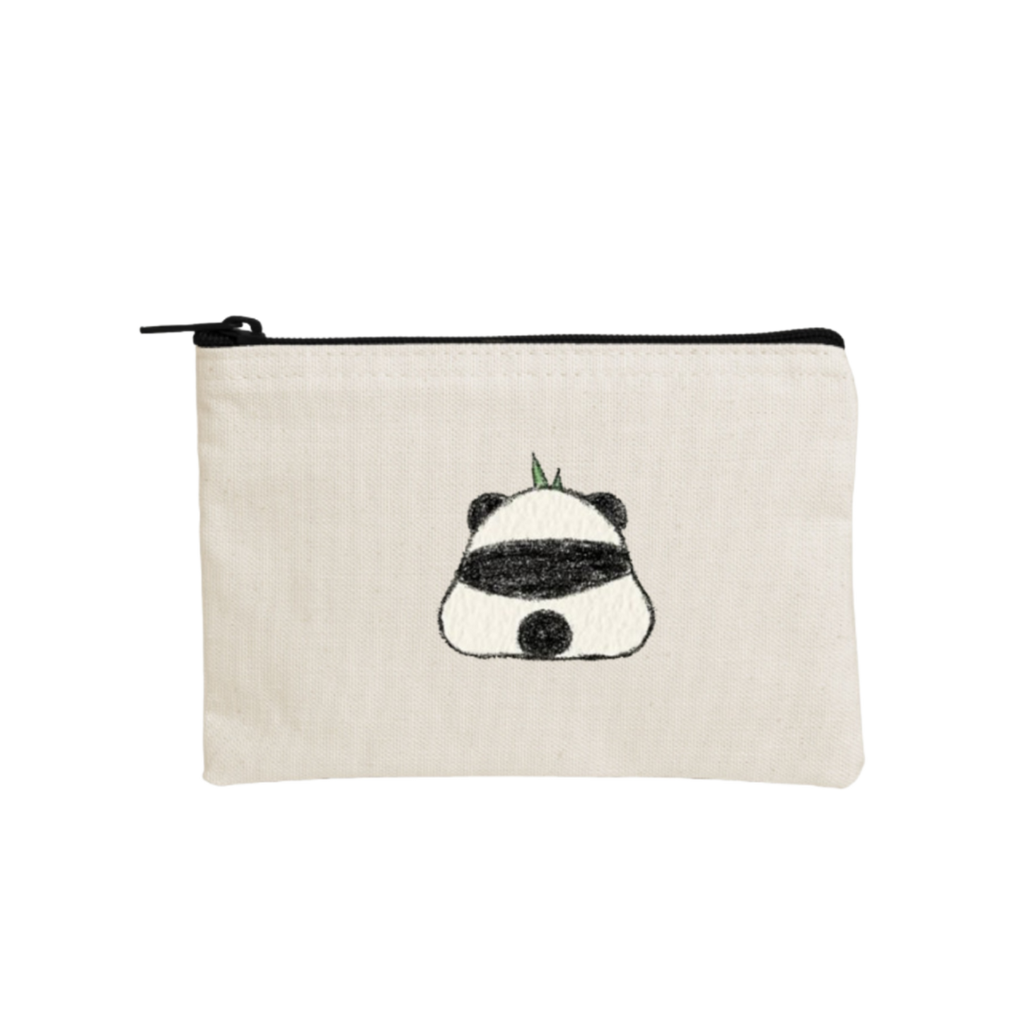 PANDA wallet pencil case Beige 4