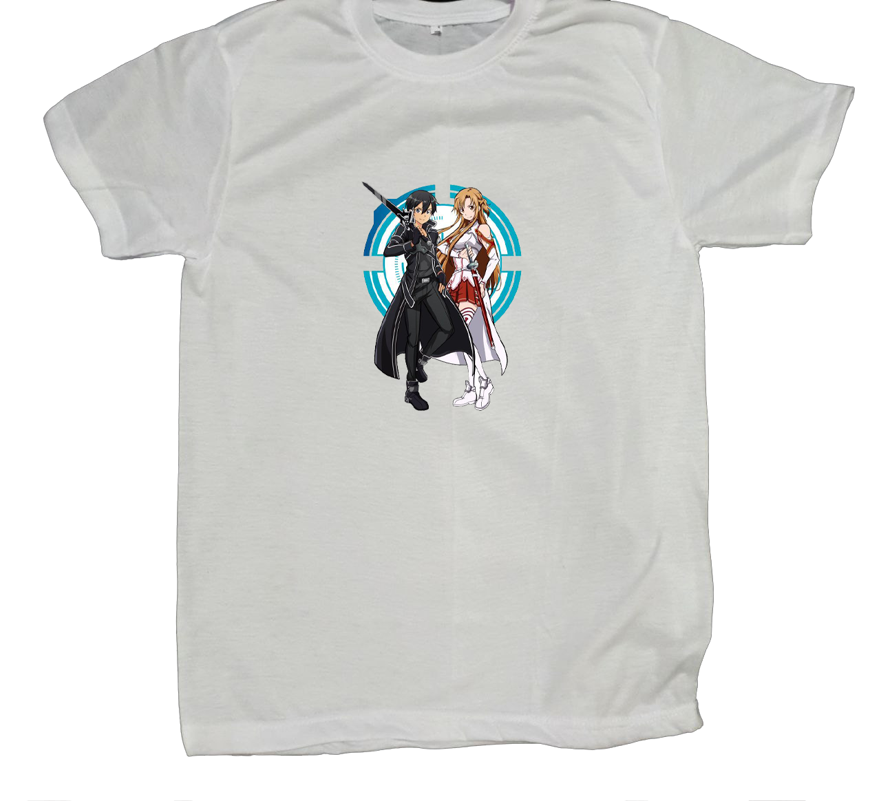 Sword Art Online t- shirt fat White 4