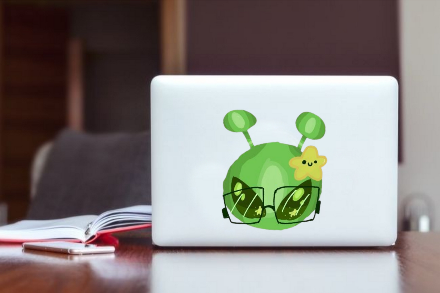 aliens Laptop Sticker 4