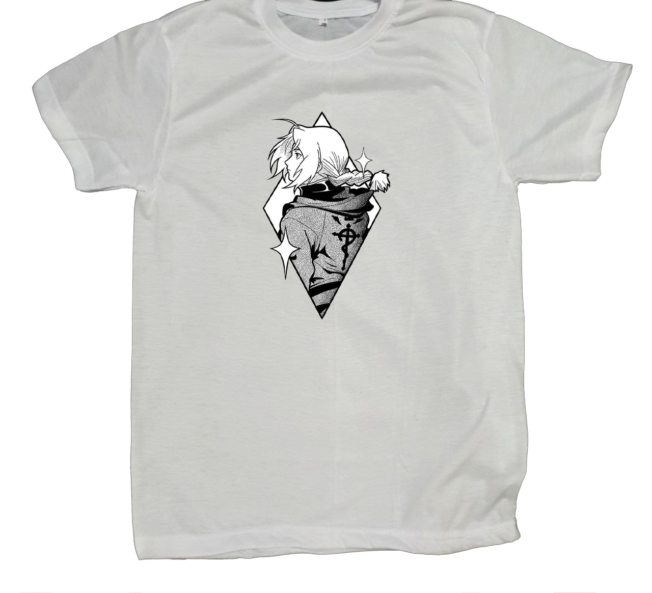 full metal alchamest t- shirt fat White 4