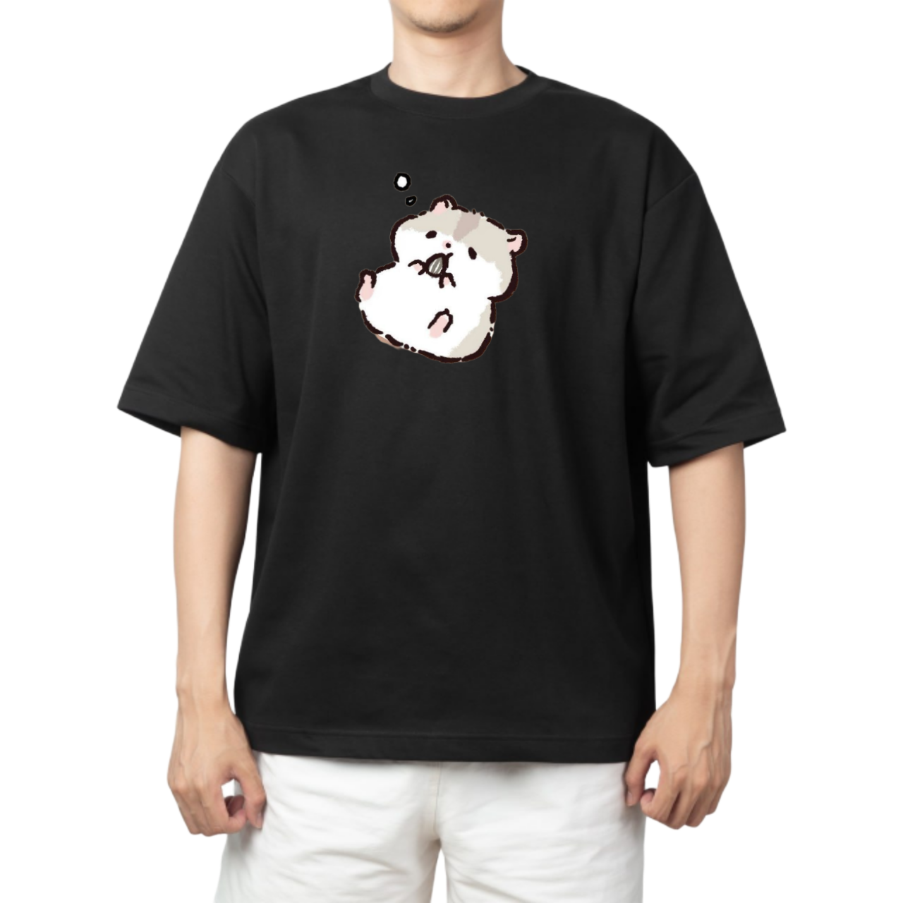 hamster One Size t- shirt Black 4
