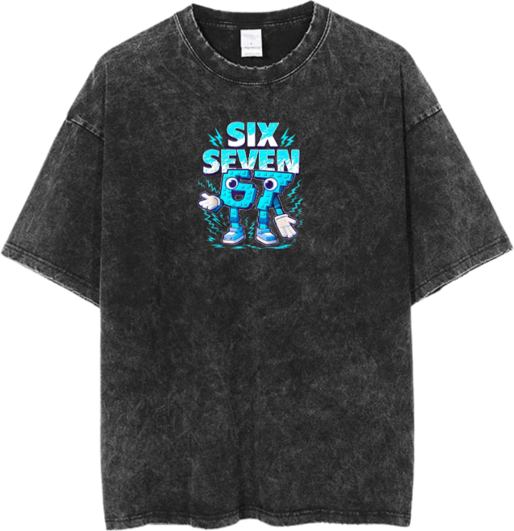 67 designs One Size t- shirt Washed 4