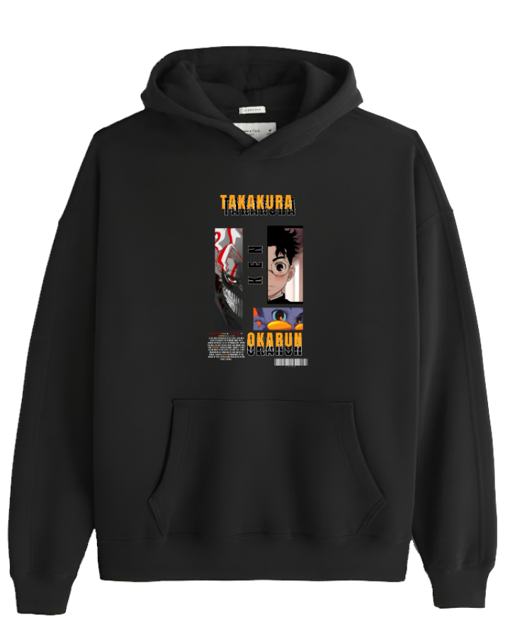 Dandadan One Size hoodie Black 4
