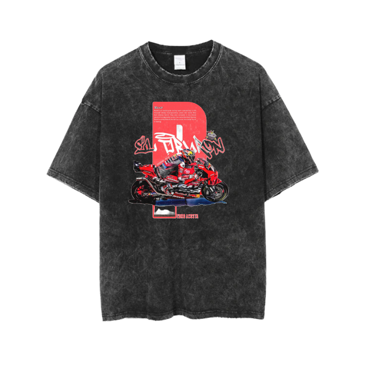 MOTOR CYCLE t- shirt One Size Washed 4