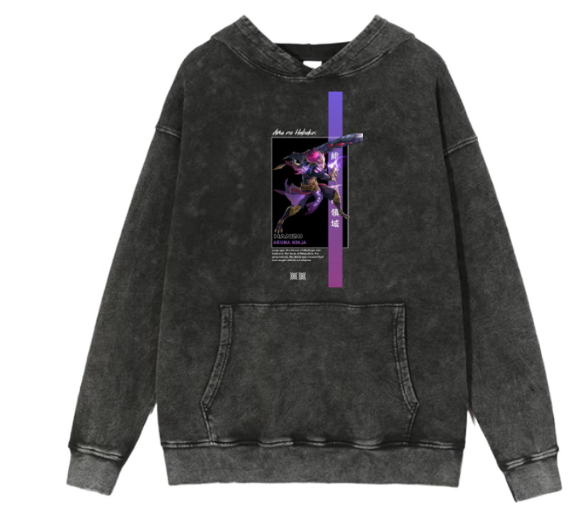 Mobile Legends Bang Bang One Size hoodie Washed 4
