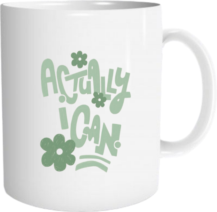 ACTUALLY I CAN Mug 4
