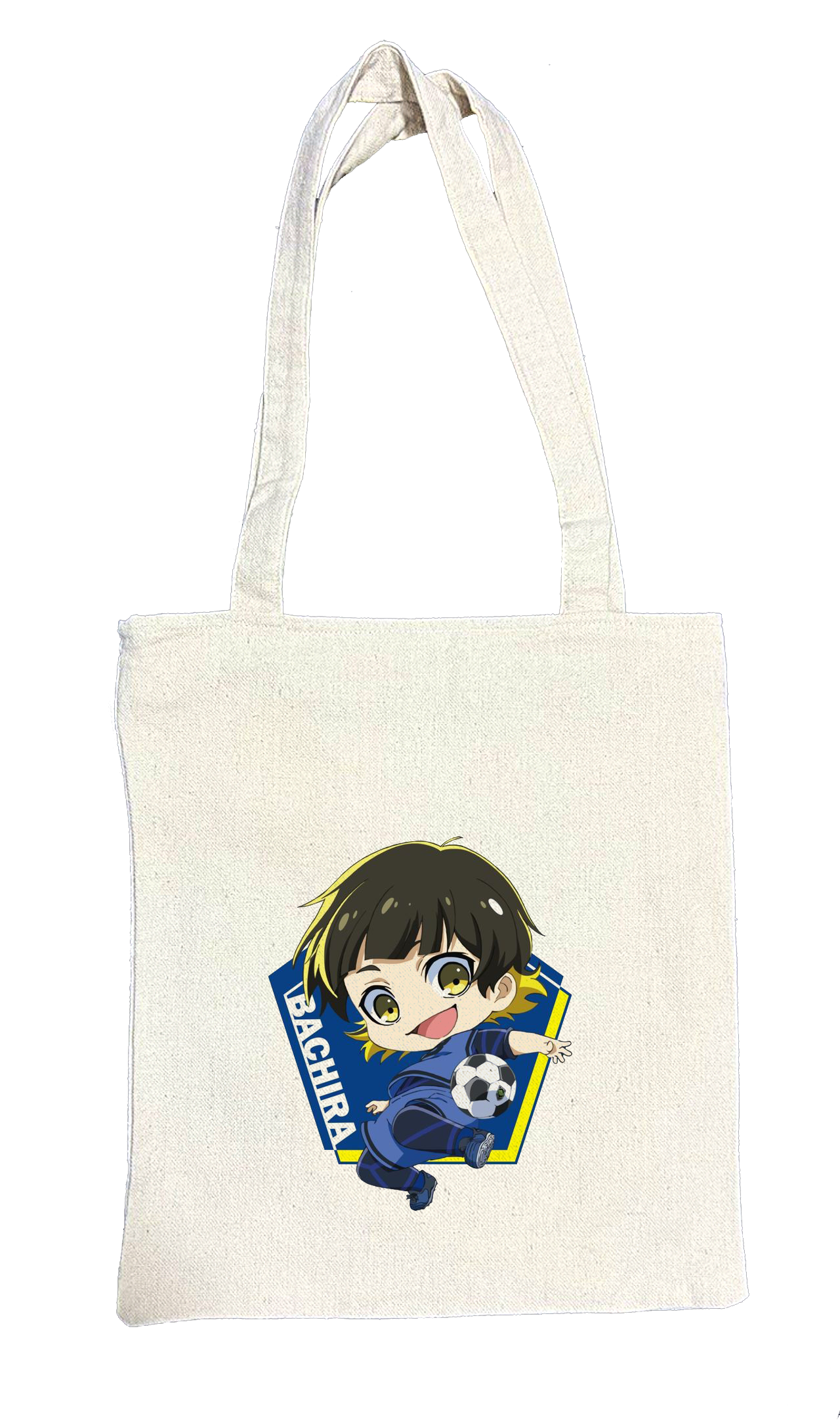 blue lock tote bag beige 4