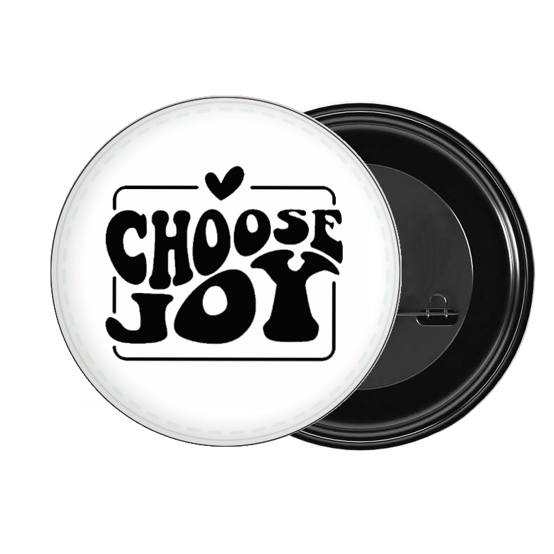 brooch CHOOSE JOY 4