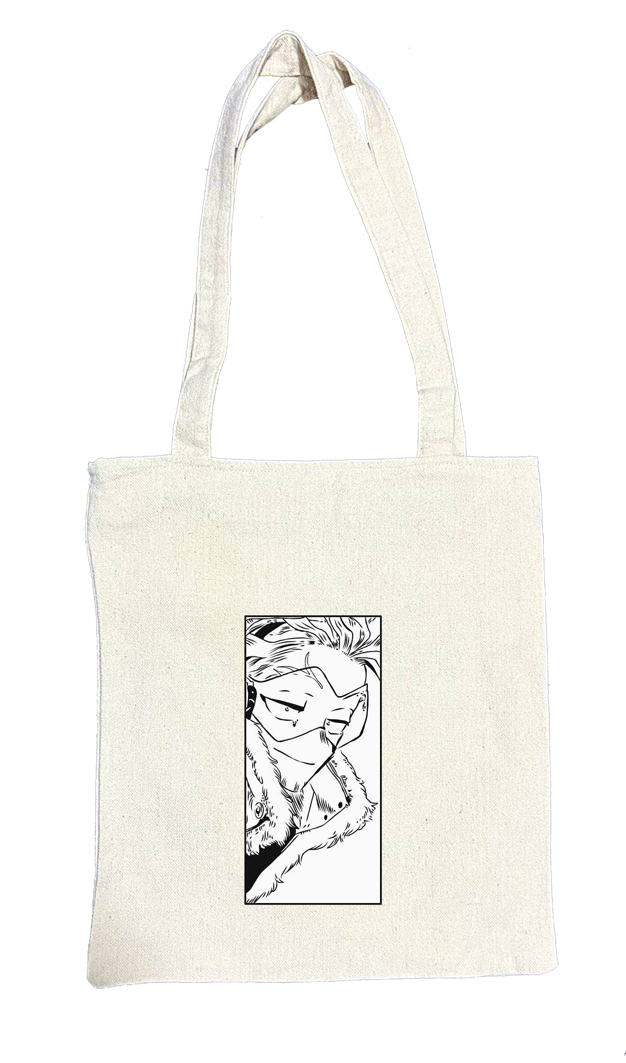 bnha boku no hero academy tote bag beige 4