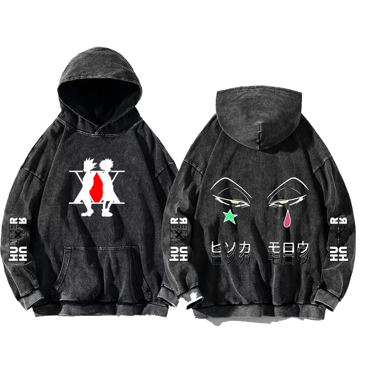Hunter × Hunter One Size hoodie Washed Back 4