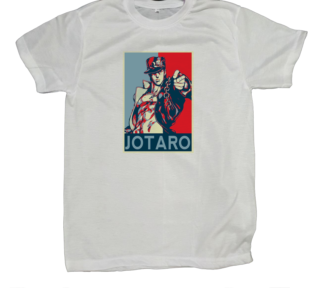 JoJo's Bizarre Adventure t- shirt fat White 4