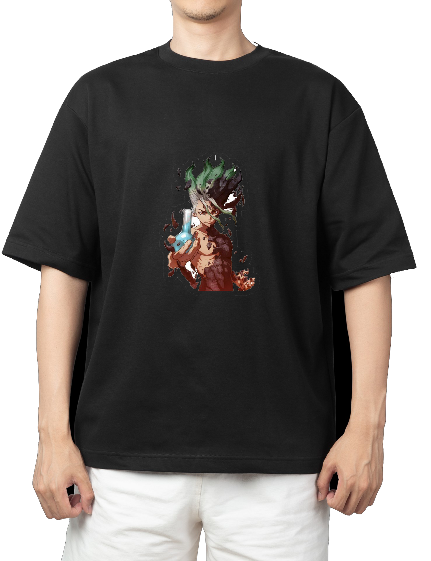 Dr. Stone t- shirt One Size Black 4