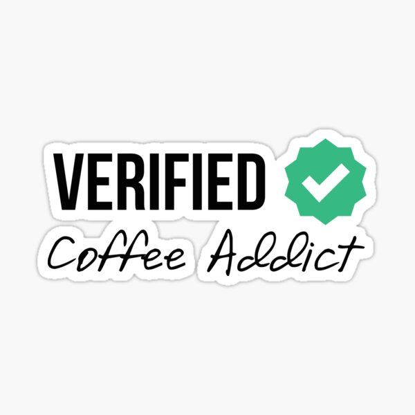 Sticker coffee VERIFIED 50