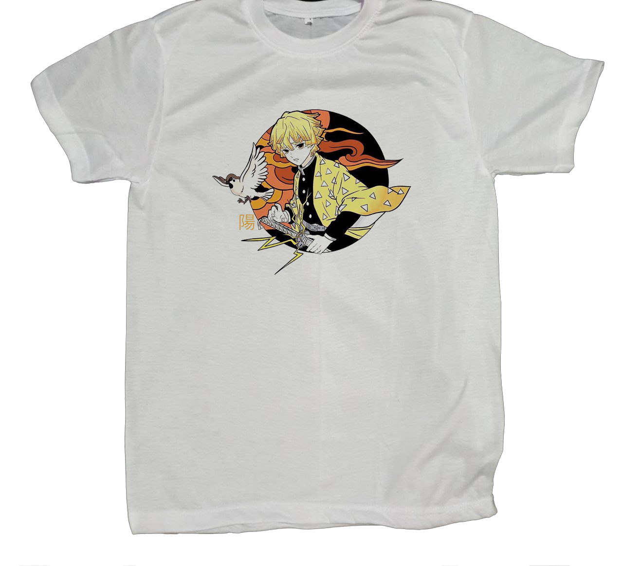 Anime Demon slayer nezuko tanjiro t- shirt fit White 49