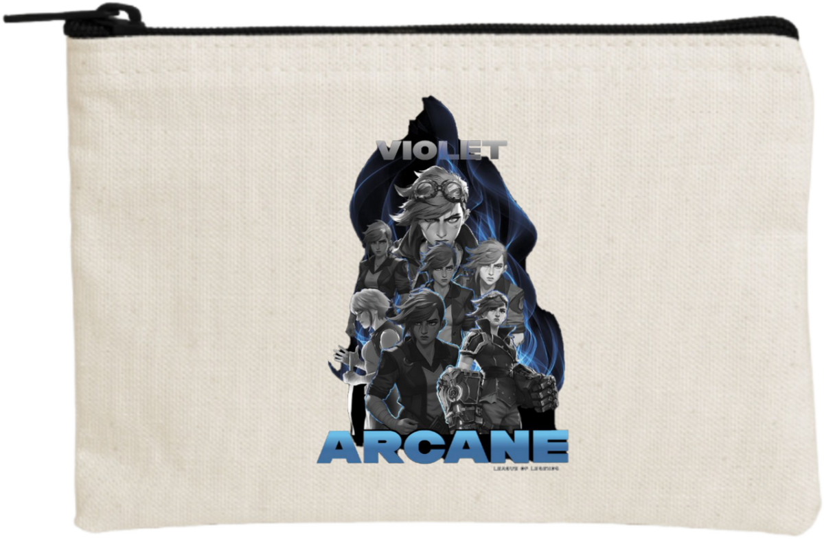 League of Legends Vi wallet pencil case Beige 5