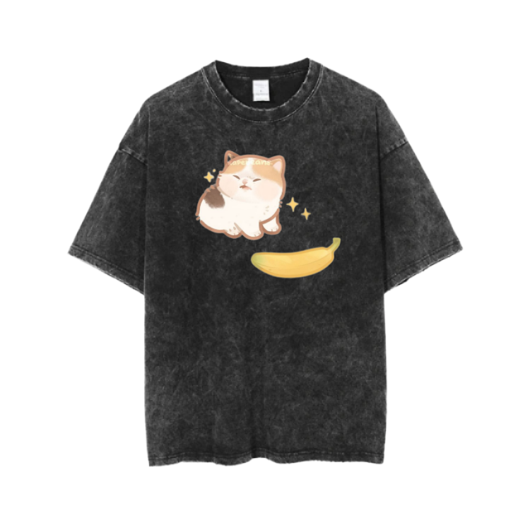 cat One Size t- shirt Washed 51