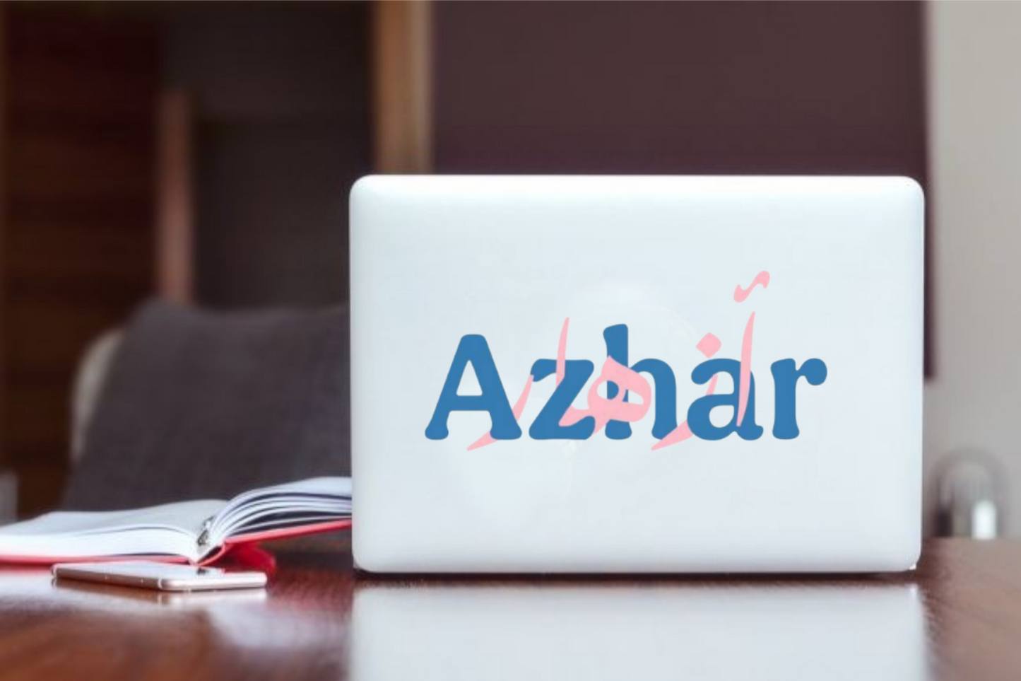 names Laptop Sticker Azhar 51