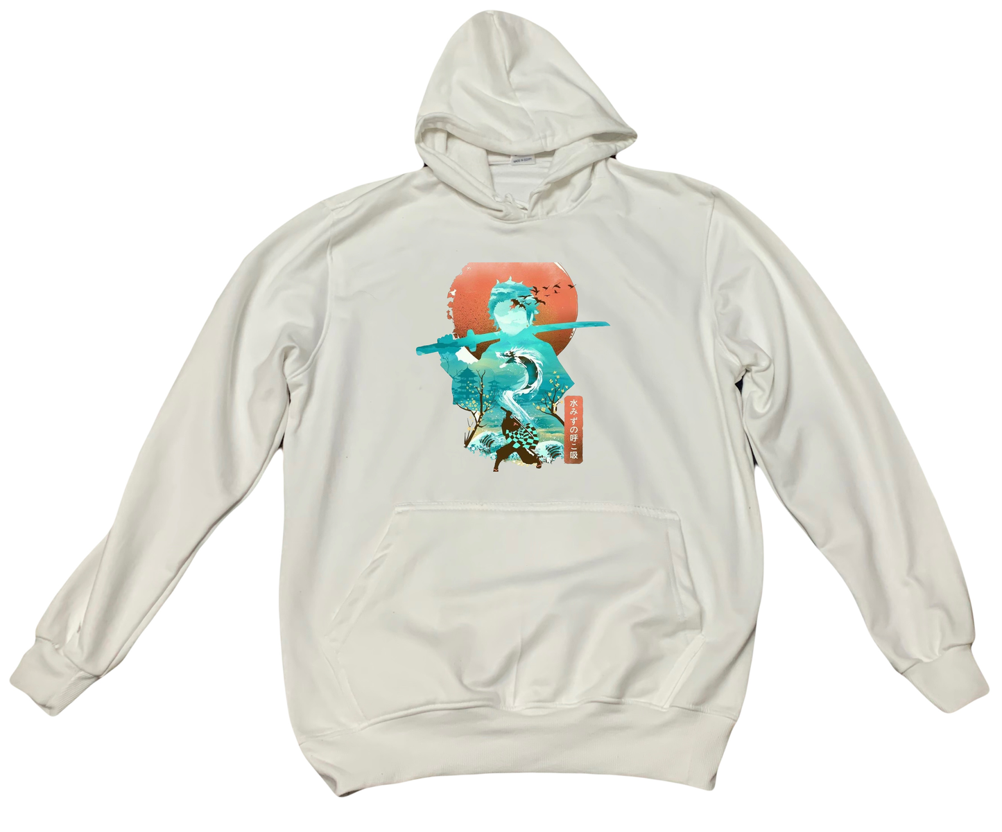 Anime Demon slayer nezuko tanjiro Oversize Hoodie White 51