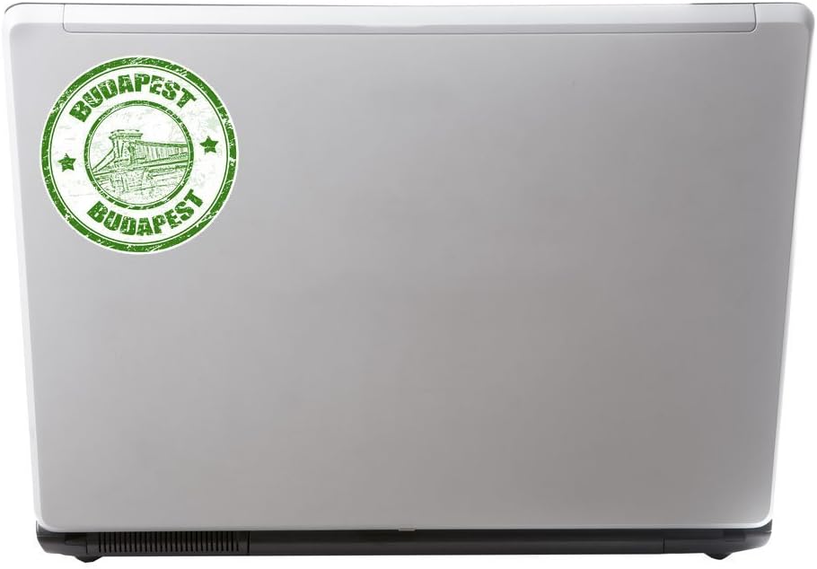 2 x 30cm/300mm Budapest Hungary Vinyl SELF ADHESIVE STICKER Decal Laptop Travel Luggage Car iPad Sign Fun #6795