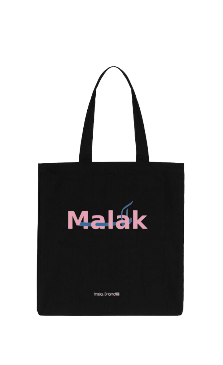names tote bag Black Malak 52