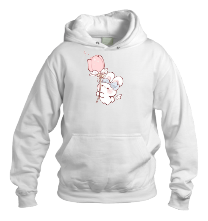 bunny Oversize Hoodie White 52