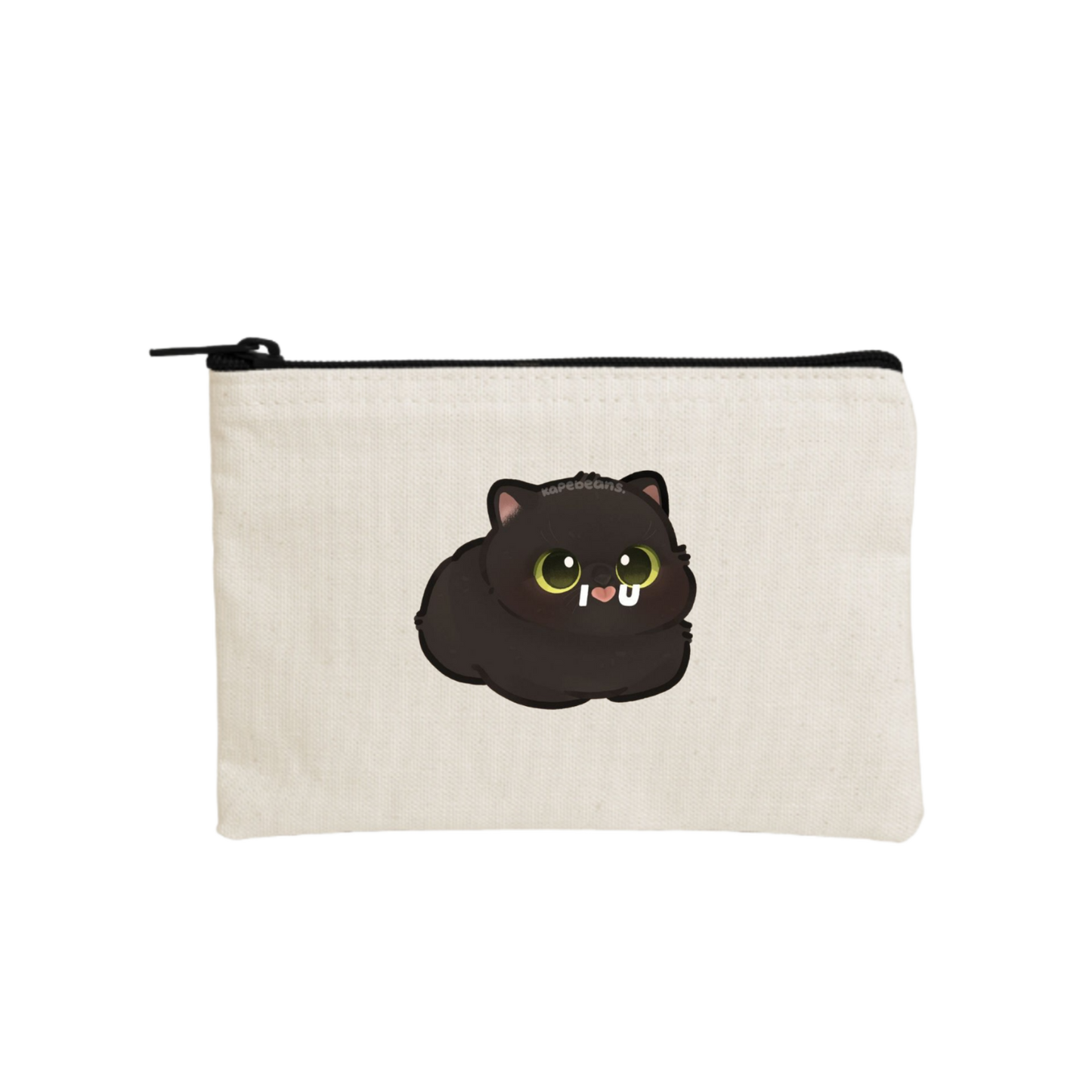 cat wallet pencil case Beige 52