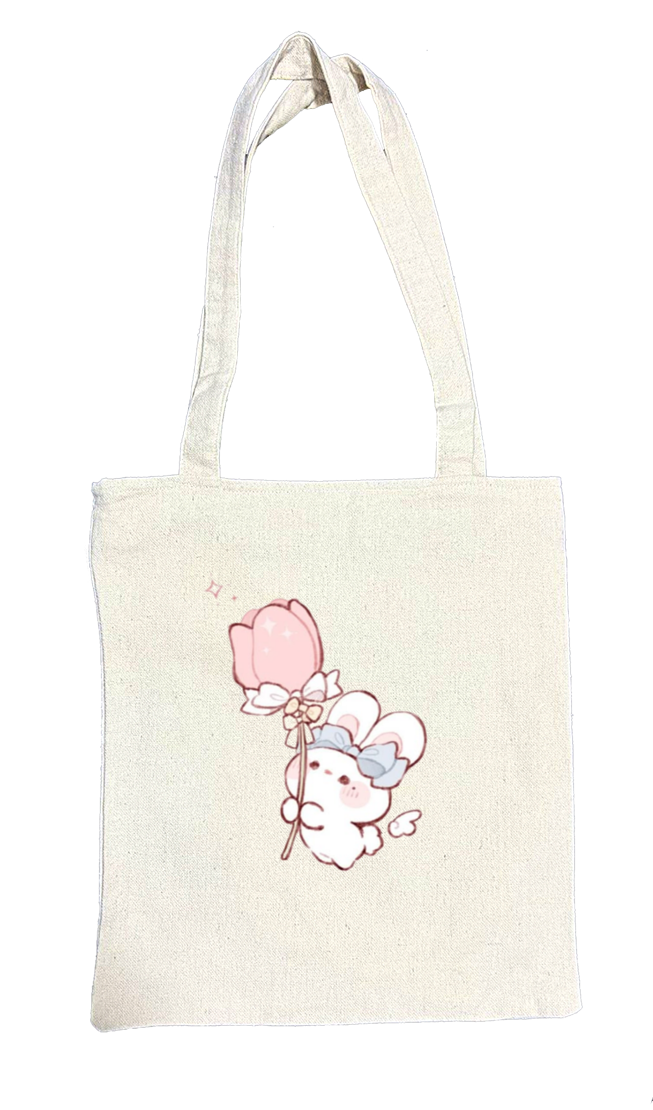 bunny tote bag White 52