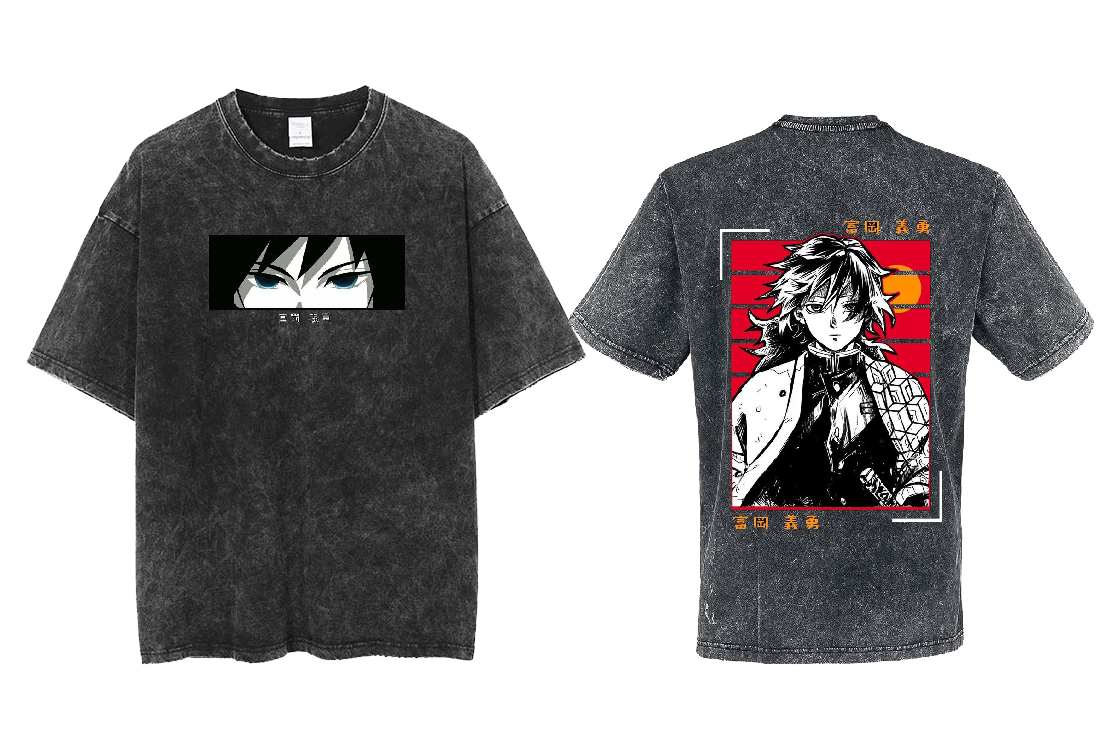 Anime Demon slayer nezuko tanjiro One Size t- shirt Washed 52