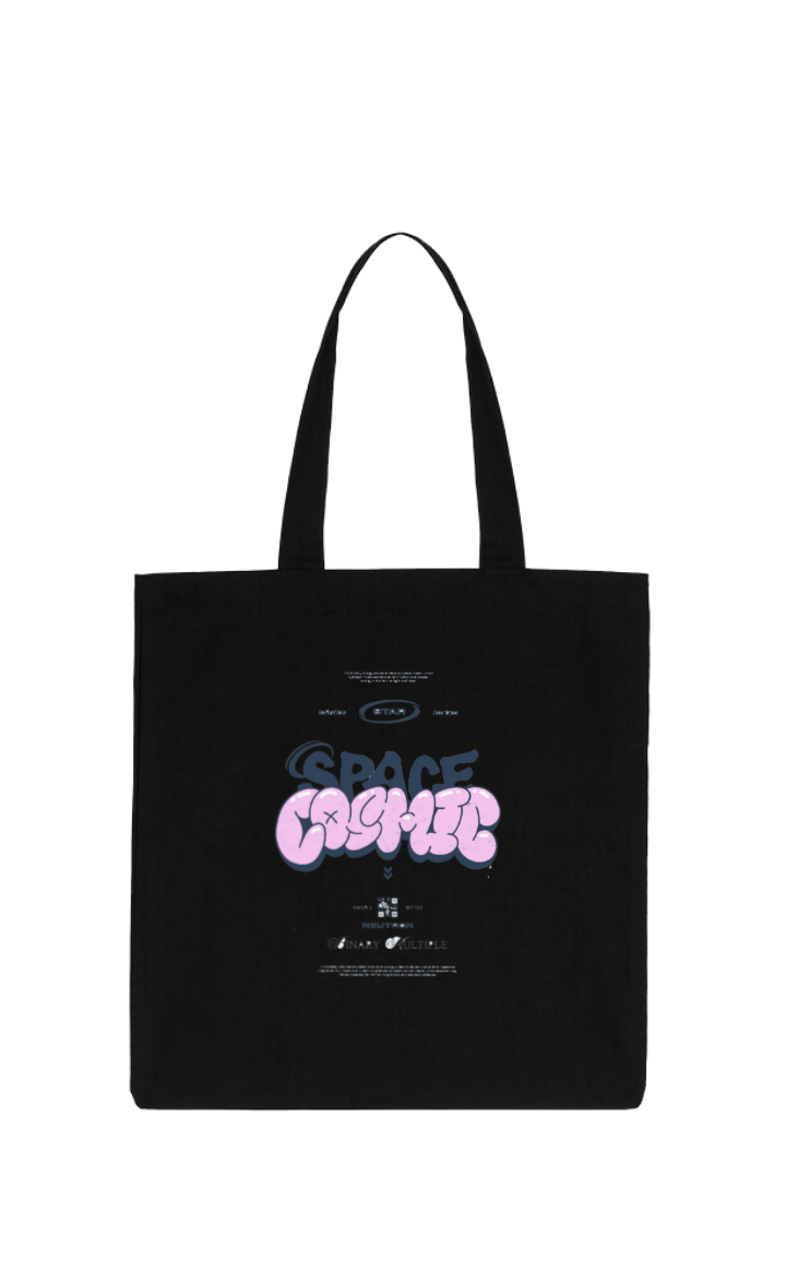 SPACE tote bag Black 179