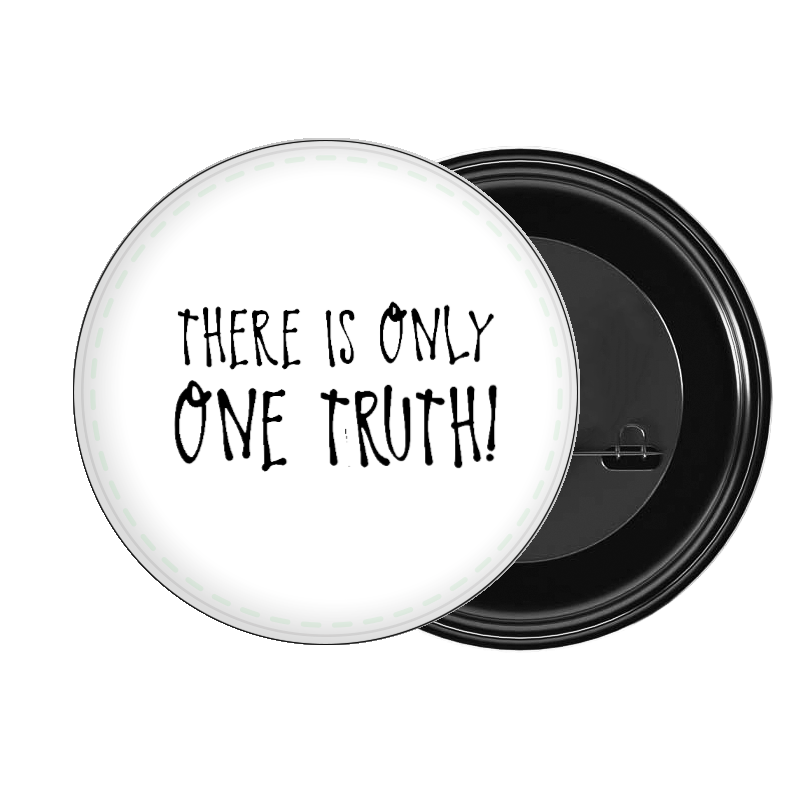 brooch THERE IS ONLY ONE TRUTH 53