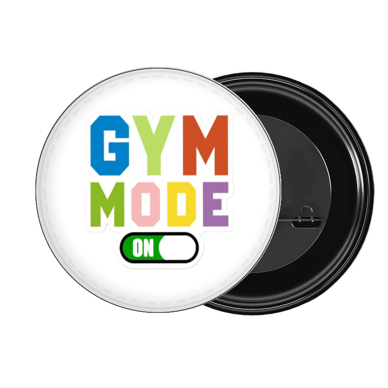 badge pin for bag workout gym pilates 52