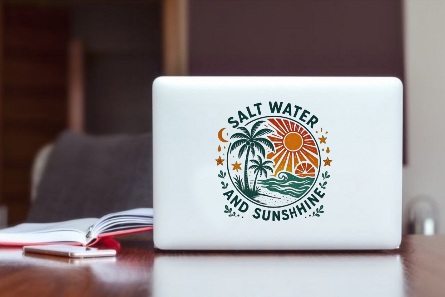 Summer Vibes Laptop Sticker 53
