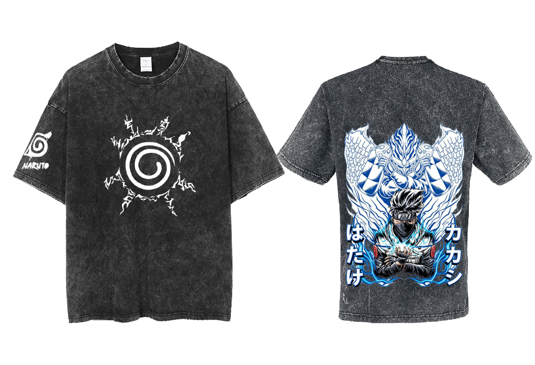 Naruto Shippuden t- shirt One Size Washed Back 53