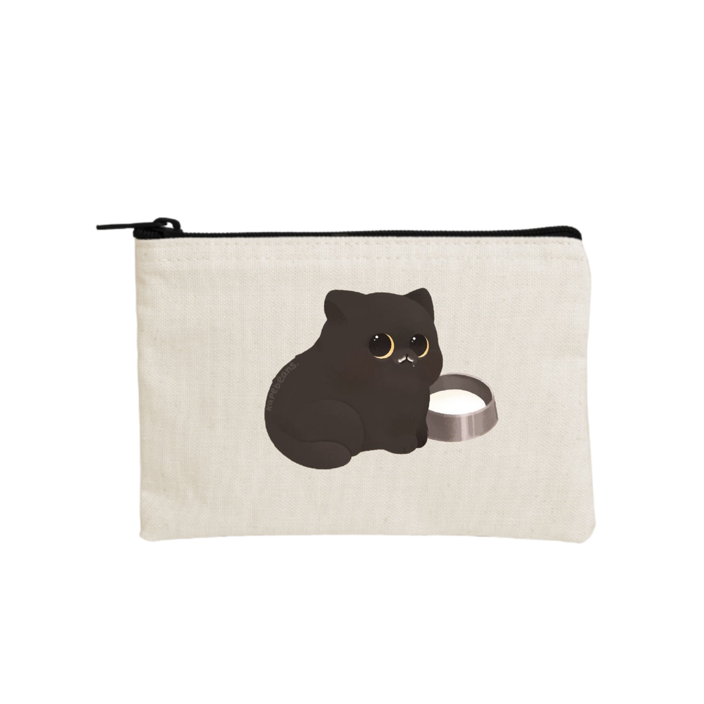cat wallet pencil case Beige 53