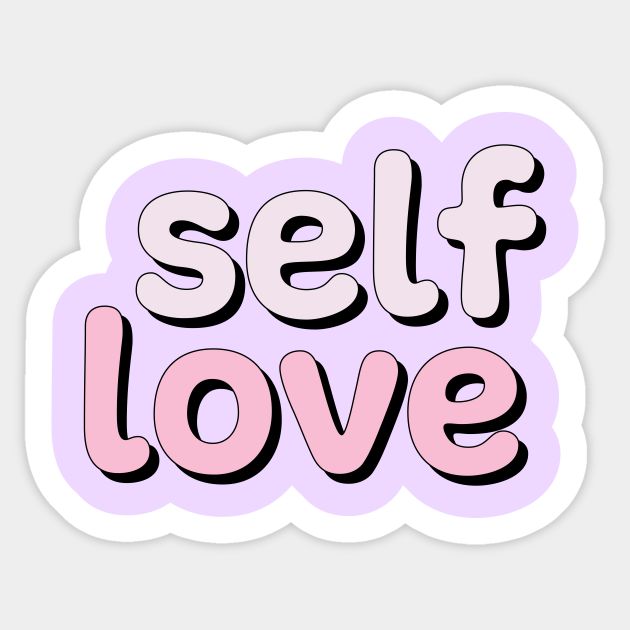 Sticker self love 53