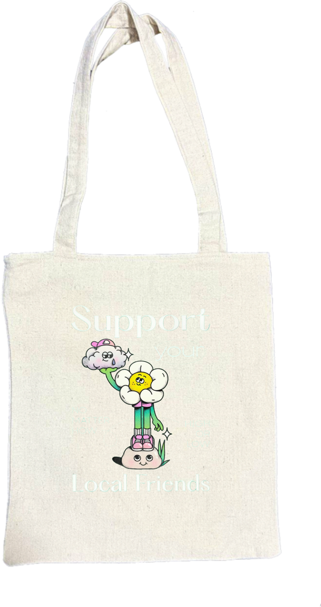 Support tote bag beige 54