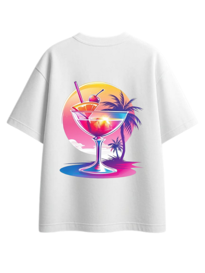 Summer Vibes t- shirt White Back 54