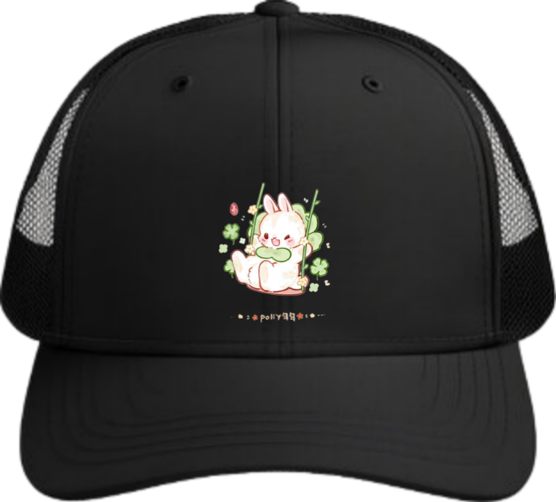 bunny Baseball cap Black 54