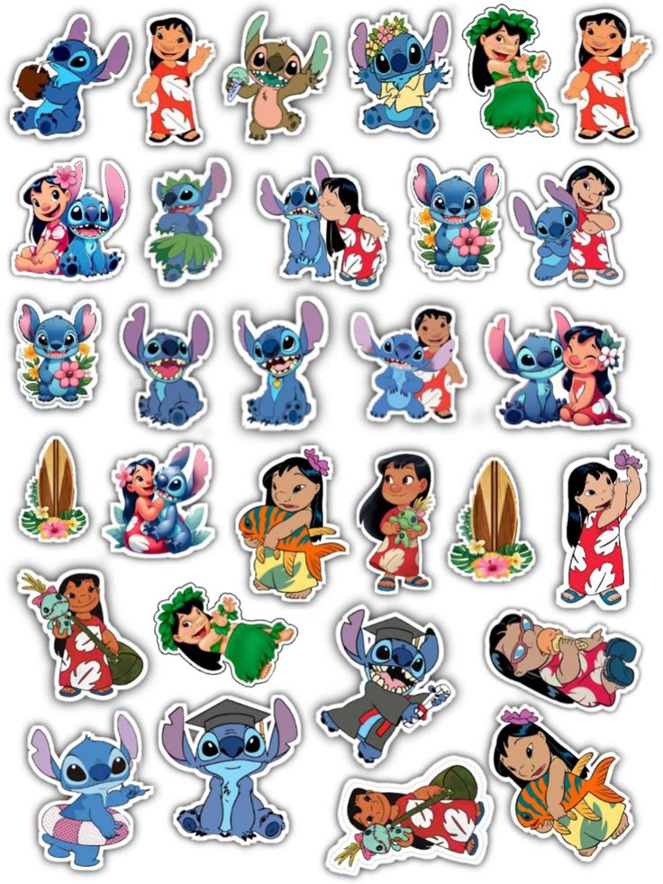 stitch stickers sheet 37