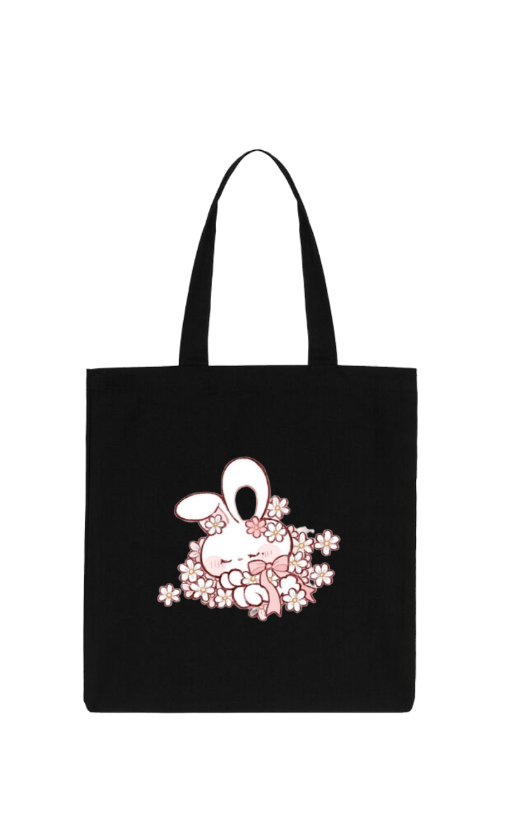 bunny tote bag White 55