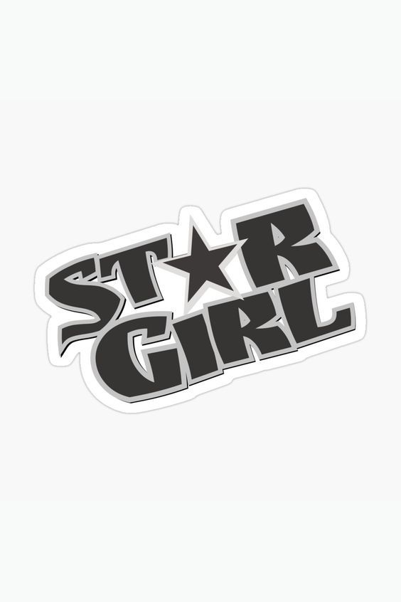 Sticker STAR GIRL 55