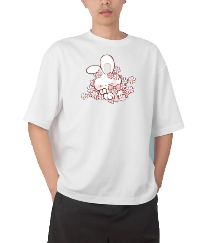 bunny One Size t- shirt White 55