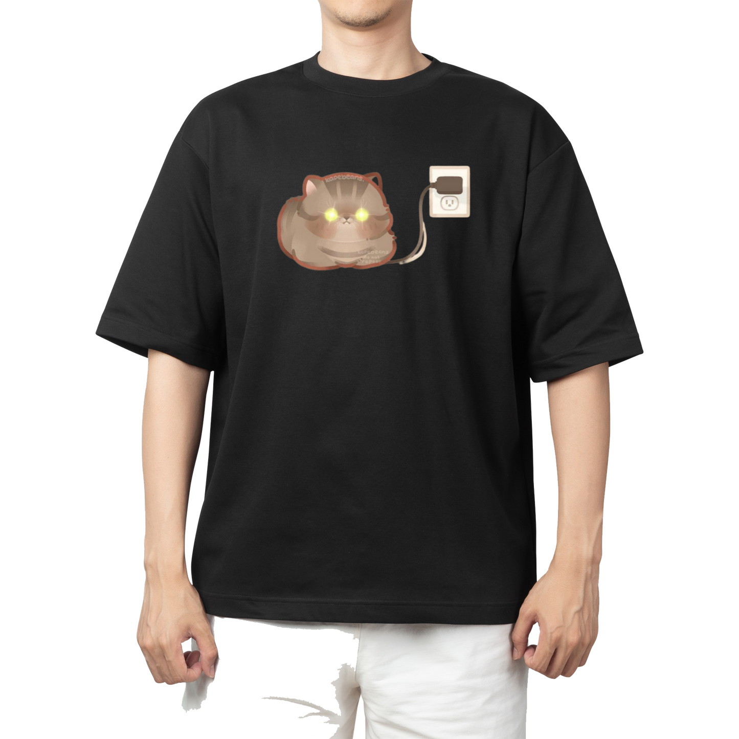 cat One Size t- shirt Black 55
