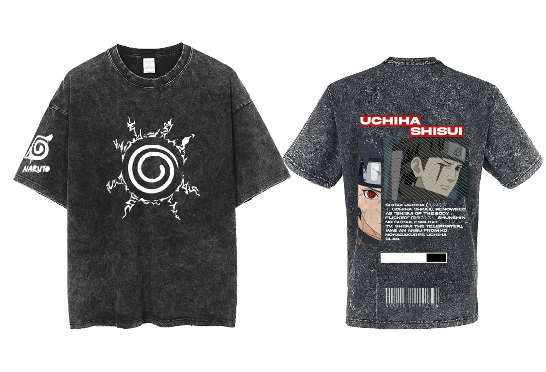 Naruto Shippuden t- shirt One Size Washed Back 55