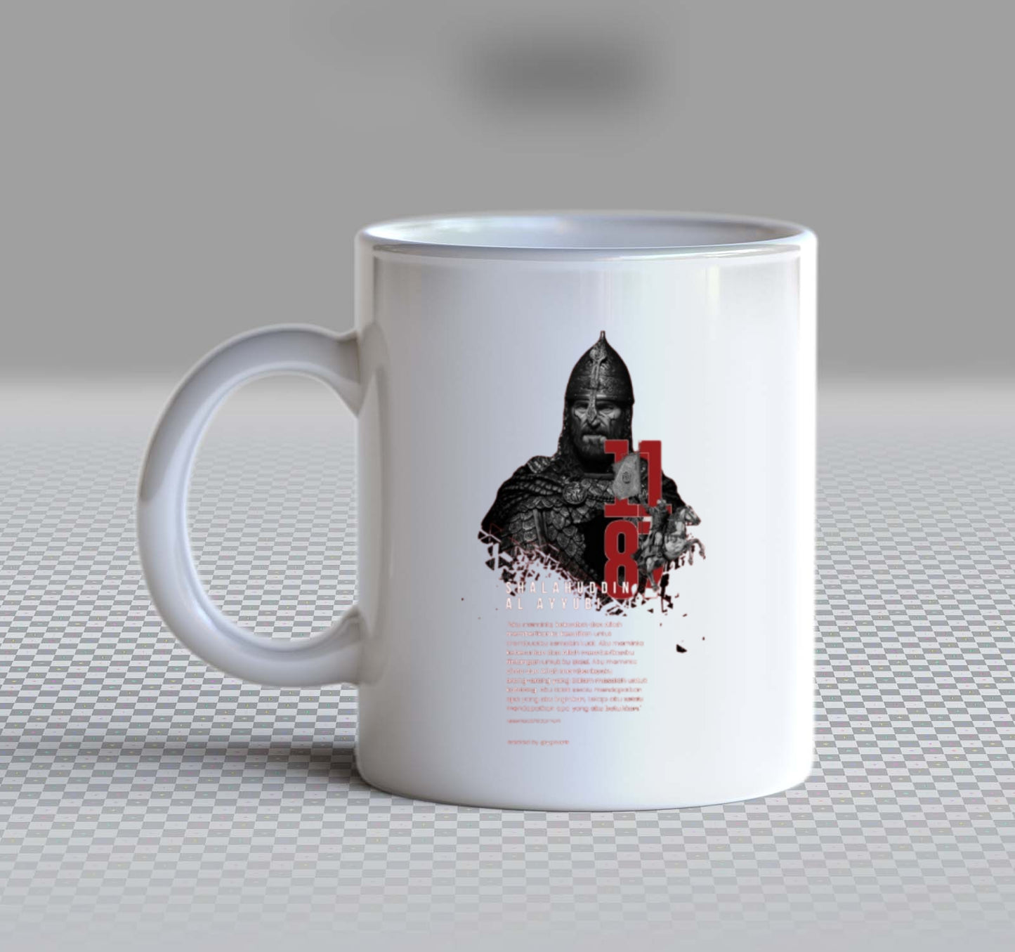 UDDIN Back text Mug 55