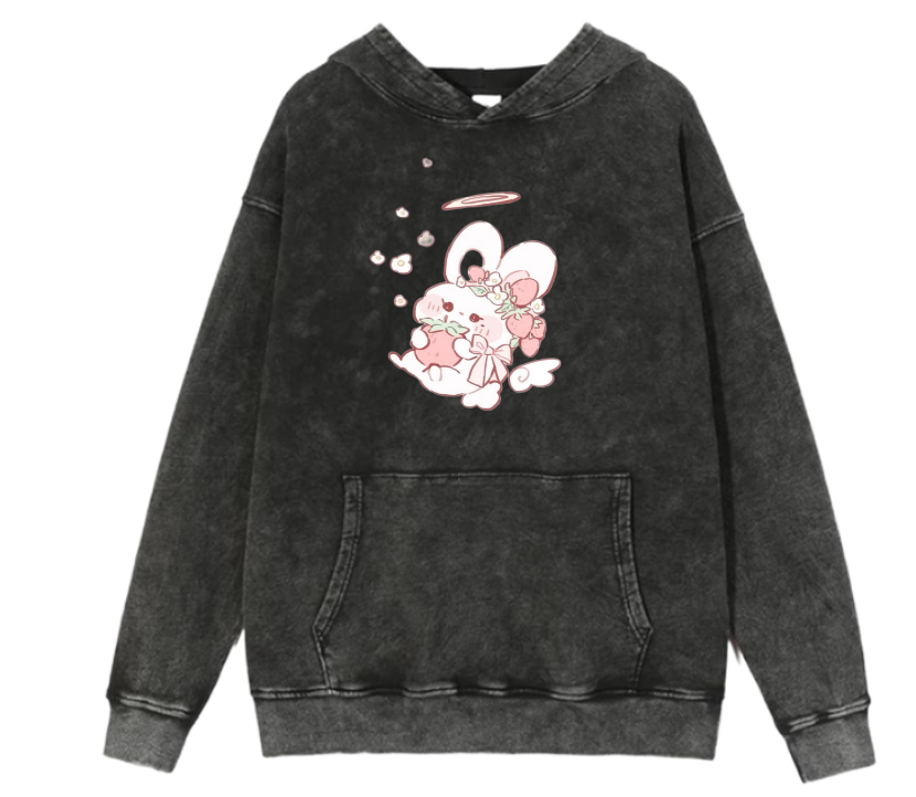 bunny Oversize Hoodie Washed 56