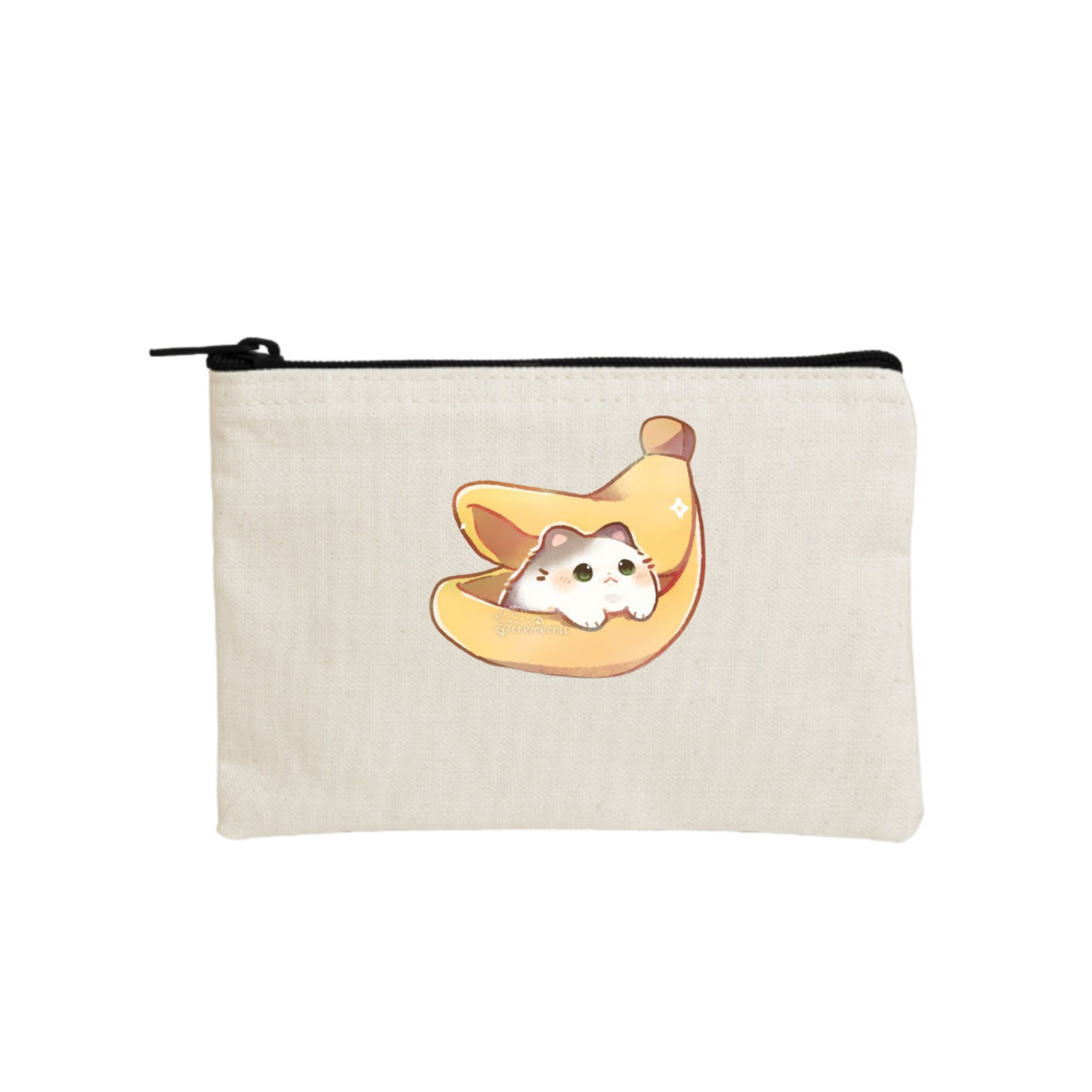 cat wallet pencil case Beige 56