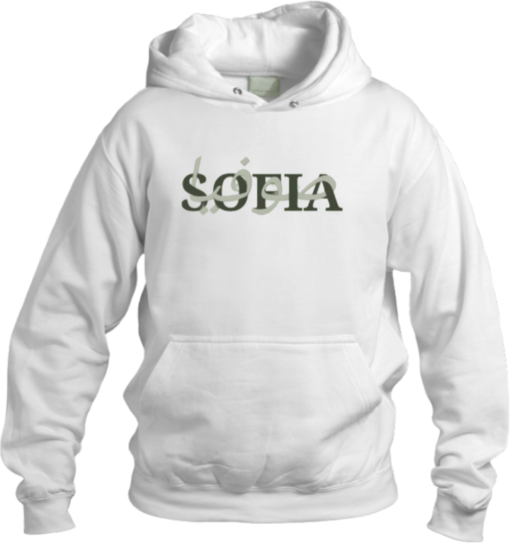 names One Size hoodie White SOFIA 56